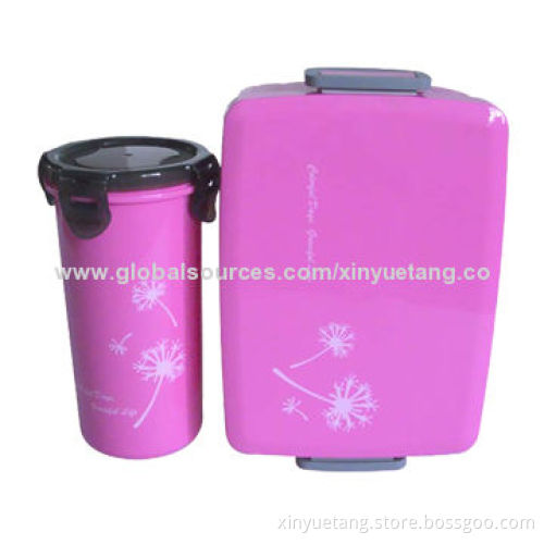 PP lunch box with water bottle for promotionNew